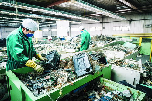 Challenges for the e-waste recycling industry