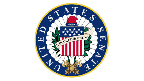 United States Senate seal representing the U.S. Senate and federal legislation.