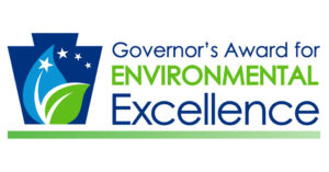 Governor's Award for Environmental Excellence logo representing New Jersey environmental leadership.