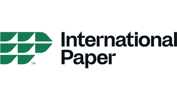 International Paper logo representing the global paper, packaging, and fiber products company.