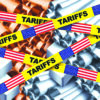 Illustration of U.S. tariffs on imported steel, aluminum, and copper metals