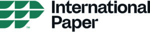 International Paper company logo used in coverage of a new packaging plant investment in Mississippi.