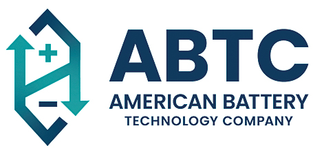 ABTC logo, American Battery Technology Company critical mineral recycling and battery materials producer