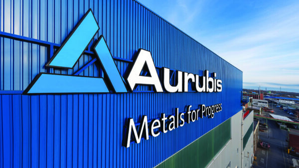 Aurubis metals recycling and copper production facility supporting nonferrous metal processing and circular economy initiatives