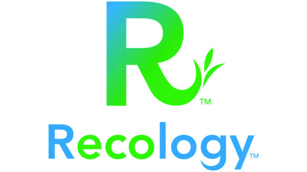Recology logo representing waste collection, recycling, composting and resource recovery services