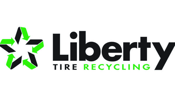 Liberty Tire Recycling logo representing tire recycling and rubber recovery services.