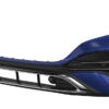 Automotive bumper prototype made with 30% recycled polypropylene for vehicle manufacturing.