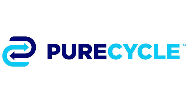 PureCycle logo representing recycled polypropylene and plastics recycling technology