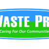 Waste Pro logo with Caring for Our Communities tagline