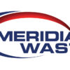 Meridian Waste logo representing the solid waste collection and disposal services company.