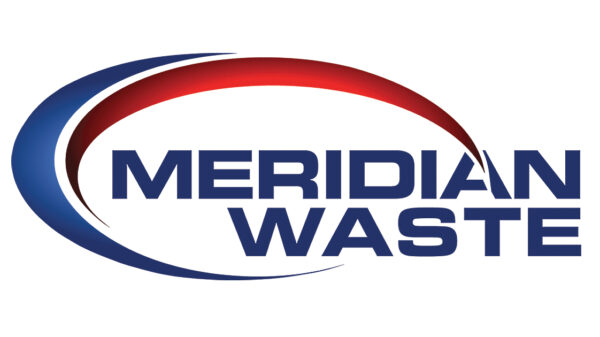 Meridian Waste logo representing the solid waste collection and disposal services company.
