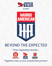 Harris American recycling equipment brands advertisement