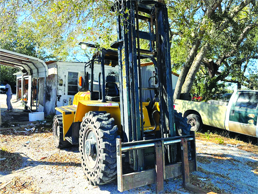 Dade Auctions – 2021 LiftKing LK8M42 8,000 lb. Diesel Rough Terrain Forklift